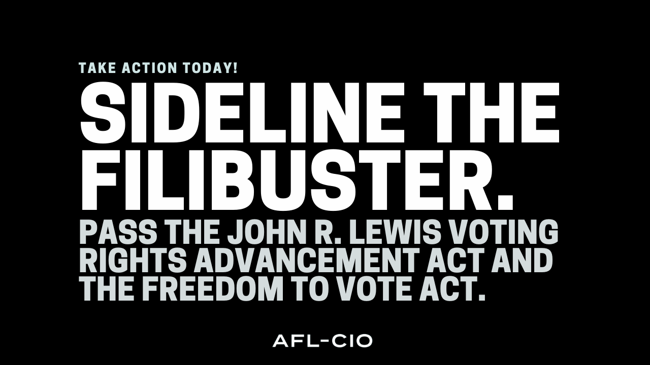 Add Your Name → Protect Voting Rights New York City Central Labor Council