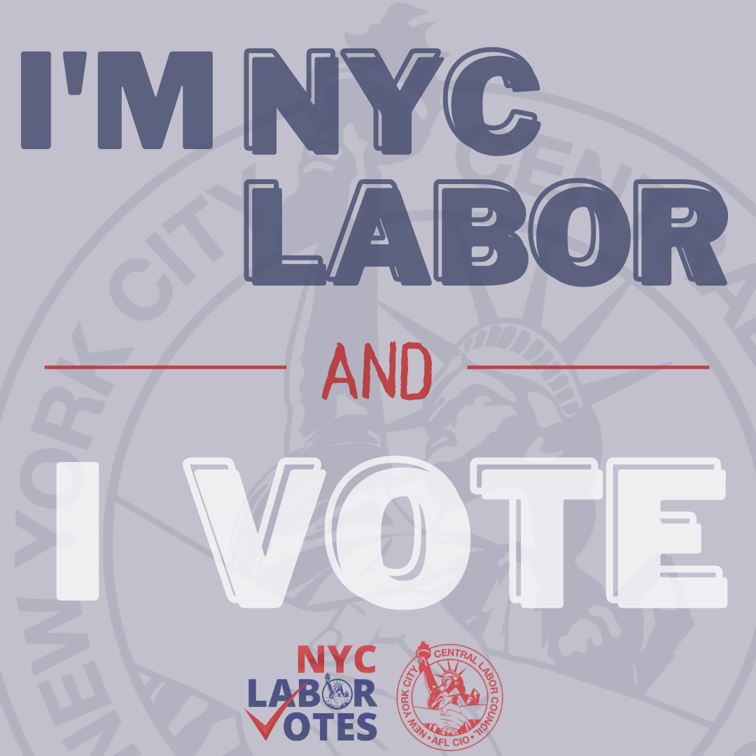 Early Voting Begins This Saturday! | New York City Central Labor Council