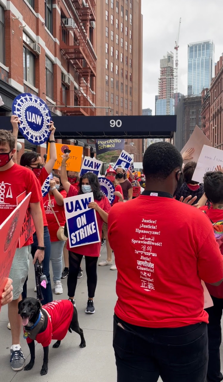 Legal Services Staff Association Holds One Day Strike New York City Central Labor Council