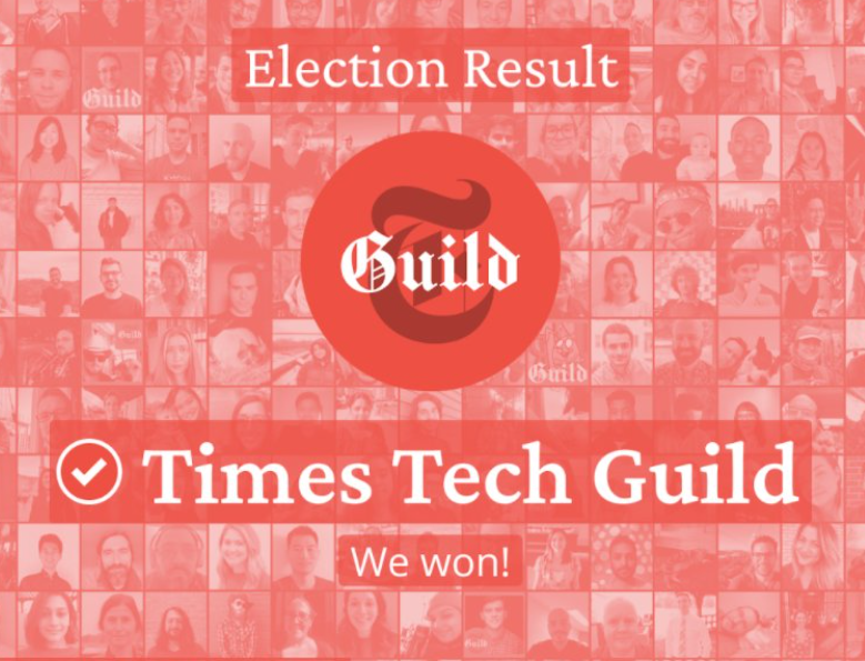 New York Times Tech Workers Vote To Unionize In Landslide | New York ...