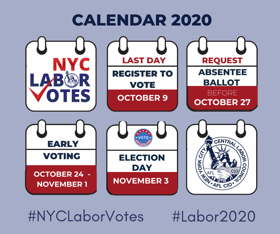 Only 32 Days Until the Election Save These Important Dates New York