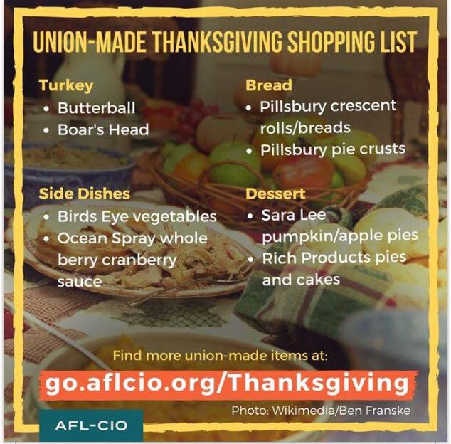 Union-Made Thanksgiving | New York City Central Labor Council