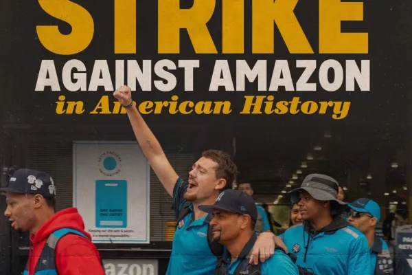 Teamsters Launch Largest Strike Against Amazon in American History