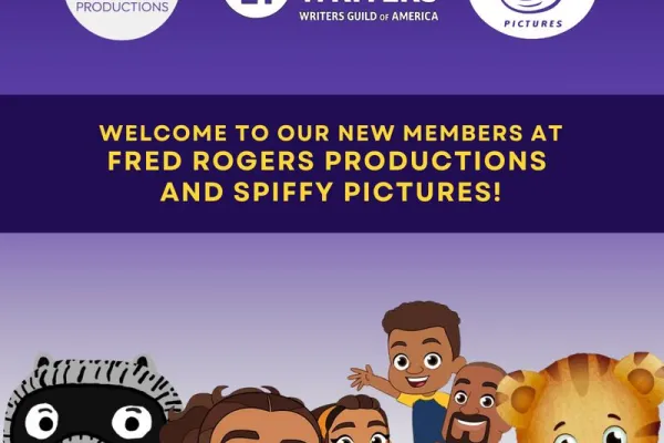 WGA East Wins Recognition for Children’s Animation at Fred Rogers Productions and Spiffy Pictures