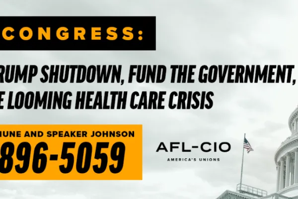 CALL: Fund the Government and Fix the Looming Health Care Crisis