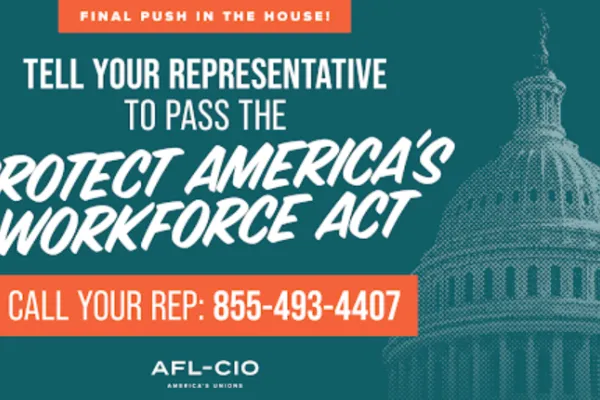 Labor Movement Achieves Bipartisan Majority, Forces Vote to Restore Federal Workers’ Union Rights