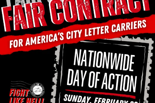 THIS SUNDAY: Fair Contract for America's City Letter Carriers!
