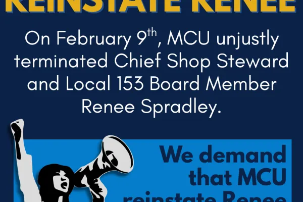 Municipal Credit Union: Reinstate Renee