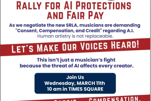 AFM Musicians Rally for AI Protections and Fair Pay
