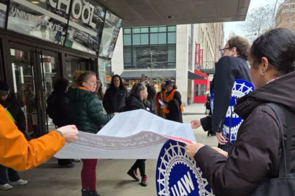 New School Faculty, Students and Staff Rally Against Austerity Measures