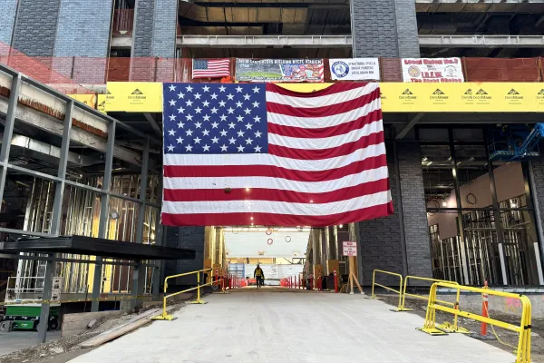 NYC F.C. Soccer Stadium Tops Out