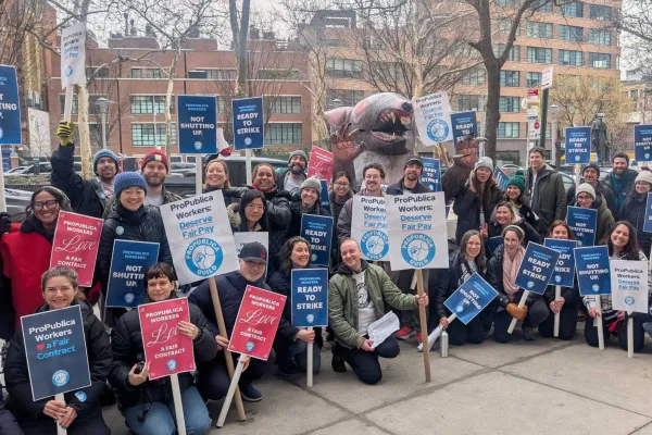 Unionized Staff at ProPublica Vote to Authorize Strike