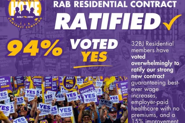 32BJ Members Ratify Historic Contract
