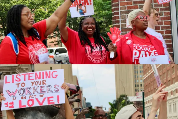StoryCorps Workers Rally for a Fair Contract