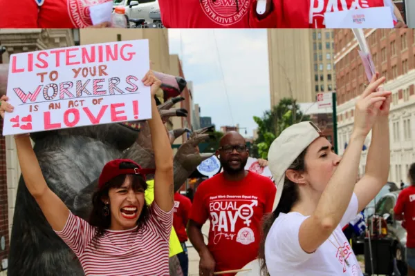 StoryCorps Workers Rally for a Fair Contract