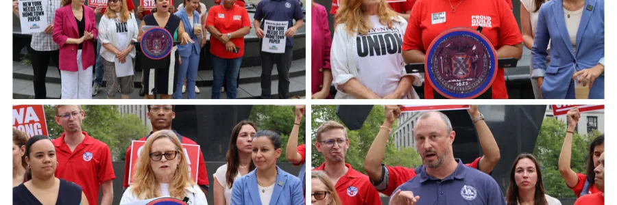 NYC Council Introduces Resolution in Support of Daily News Staff Fighting Predatory Practices