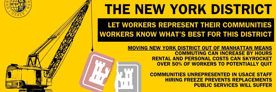 Keep the U.S. Army Corps of Engineers in NYC!