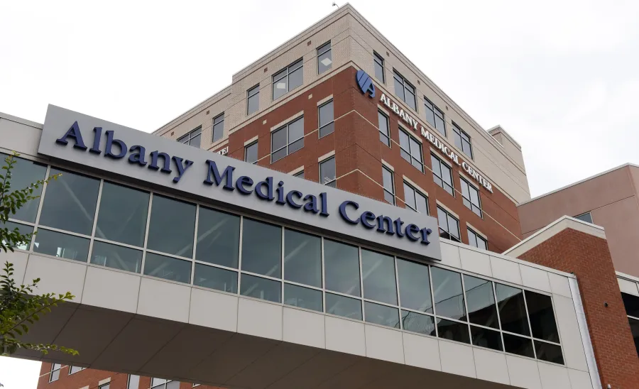 Exterior of Albany Medical Center on Tuesday, Sept. 28, 2021, on New Scotland Avenue in Albany N.Y. (Will Waldron/Times Union)
