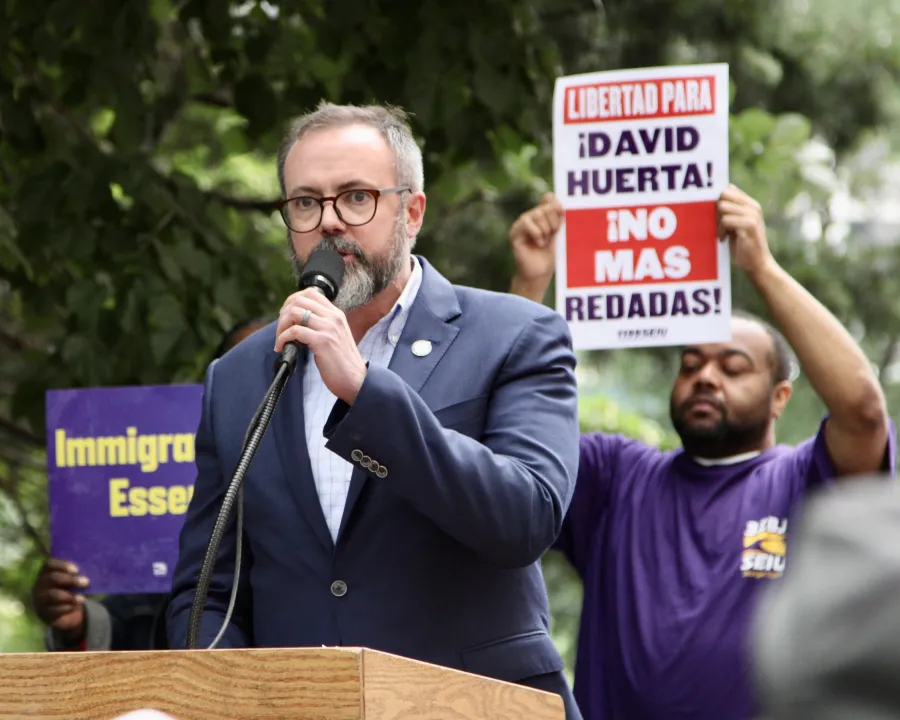 NYC Labor Movement Stands with David Huerta