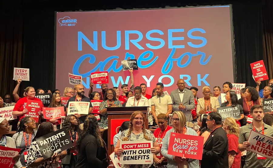 Hundreds of NYSNA Nurses Gather to Launch NYC Private Sector Contract Campaign to Defend NYC’s Healthcare