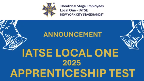 IATSE Local One 2025 Apprenticeship Test
