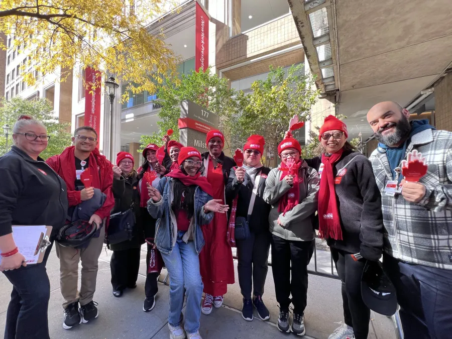 Hundreds of NYSNA Nurses Hold Week of Action Across the City to Defend NYC’s Healthcare