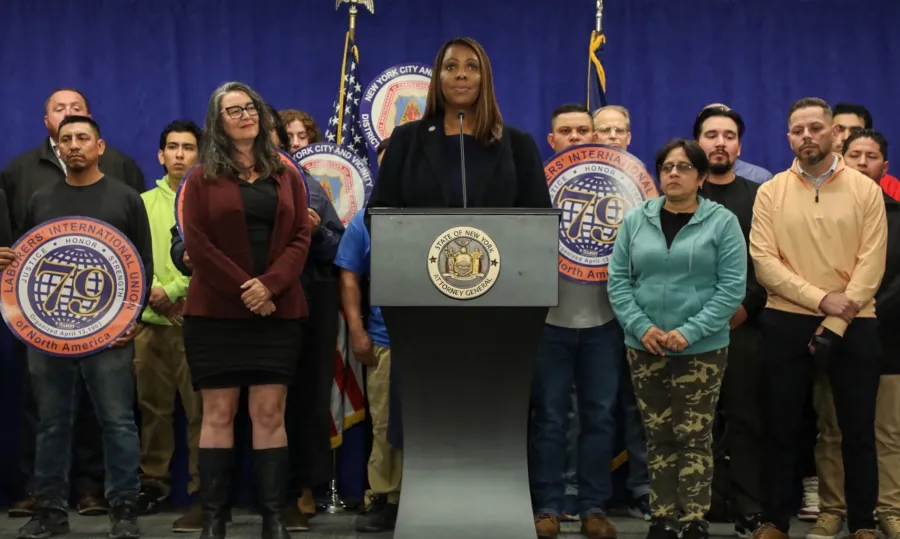 AG James Secures $1.4 Million for Exploited Construction Workers