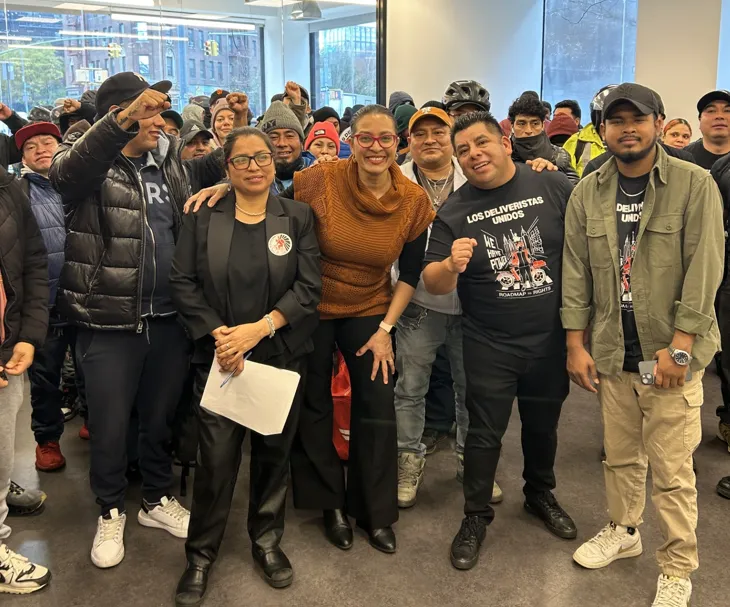 DCWP and WJP Distribute Checks to More Than 150 Relay Delivery Workers