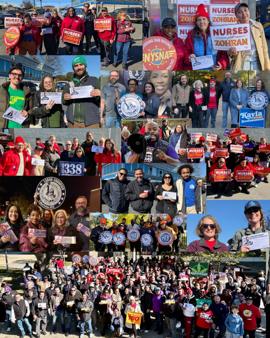 NYC Labor Movement Celebrates Sweeping Election Victories