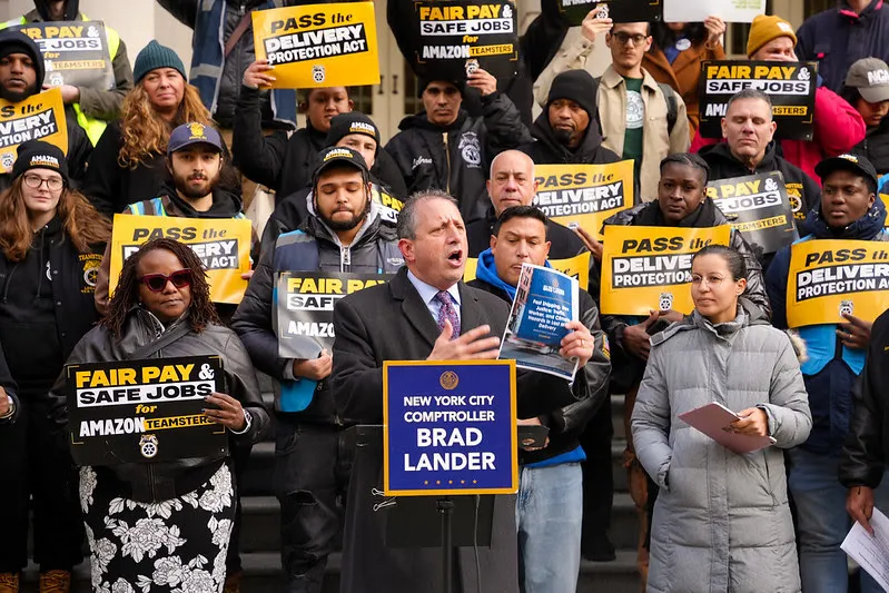 NYC Comptroller Report Sounds Alarm on Dangers of Unregulated Last Mile Delivery, Calls for Passage of Delivery Protection Act