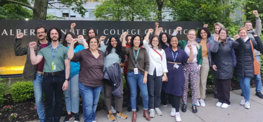 Postdocs Rally for a Fair Contract at Einstein College of Medicine
