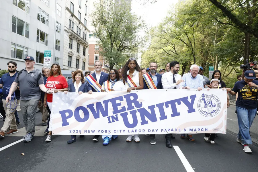 2025 NYC Labor Day Parade Lead Banner: Power in Unity