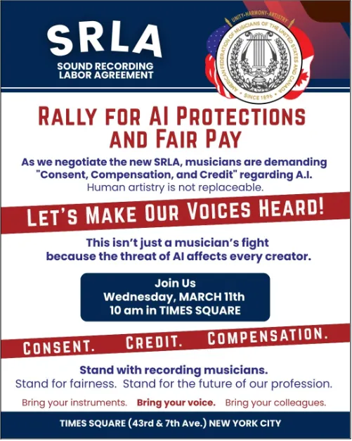 AFM Musicians Rally for AI Protections and Fair Pay