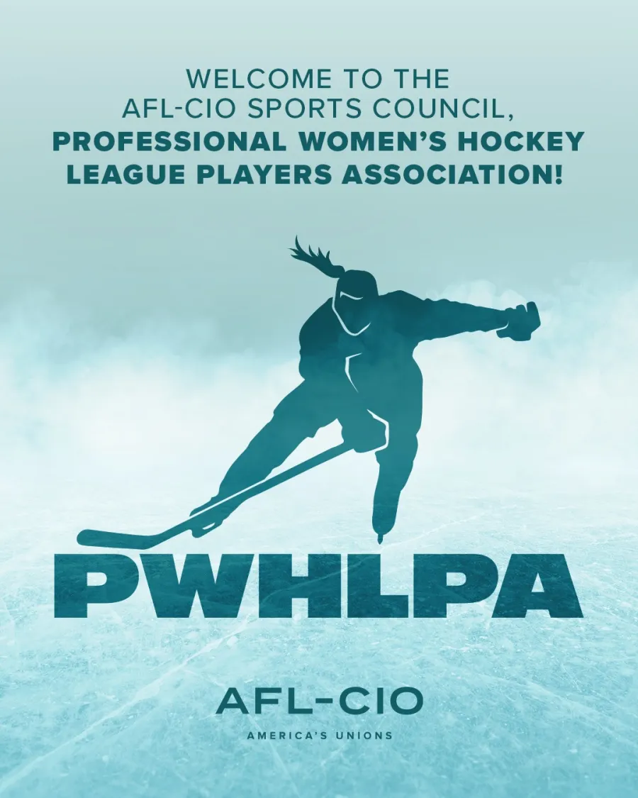 Professional Women’s Hockey League Players Association Joins the AFL-CIO