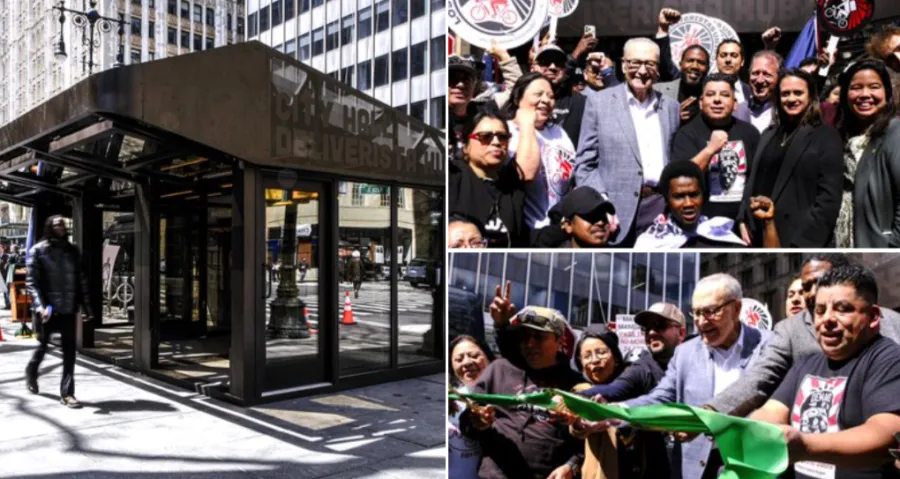 Nation's First "Deliverista Hub" Opens at City Hall