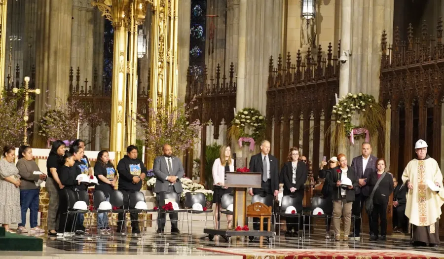 Construction Workers Remembered at Annual Hardhat Mass at St. Patrick's Cathedral