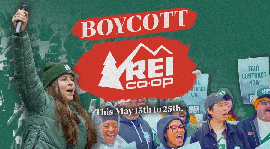 Solidarity Alert: REI Co-op Boycott 