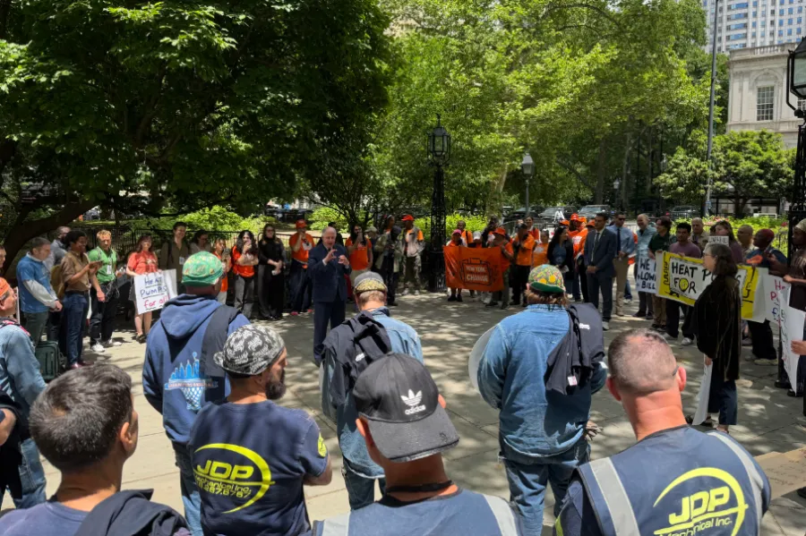 Labor, Environmental and Community Groups Rally for Heat Pumps for All