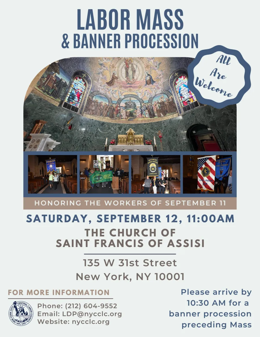 Labor Mass & Banner Procession