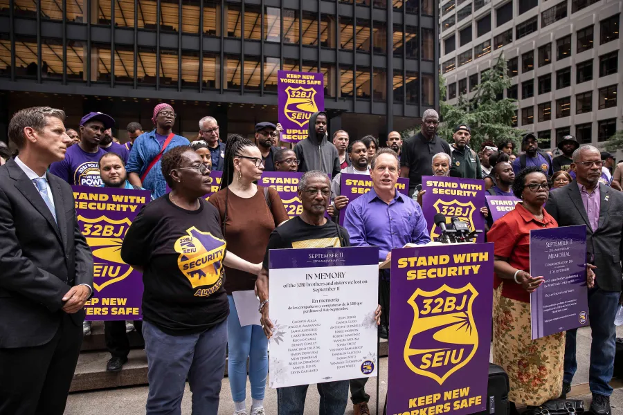32BJ SEIU Honors Members Killed on 9/11, Announces Ambitious Campaign to Organize 50,000+ NYC Security Officers