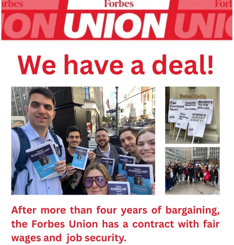 Forbes Union: We have a deal