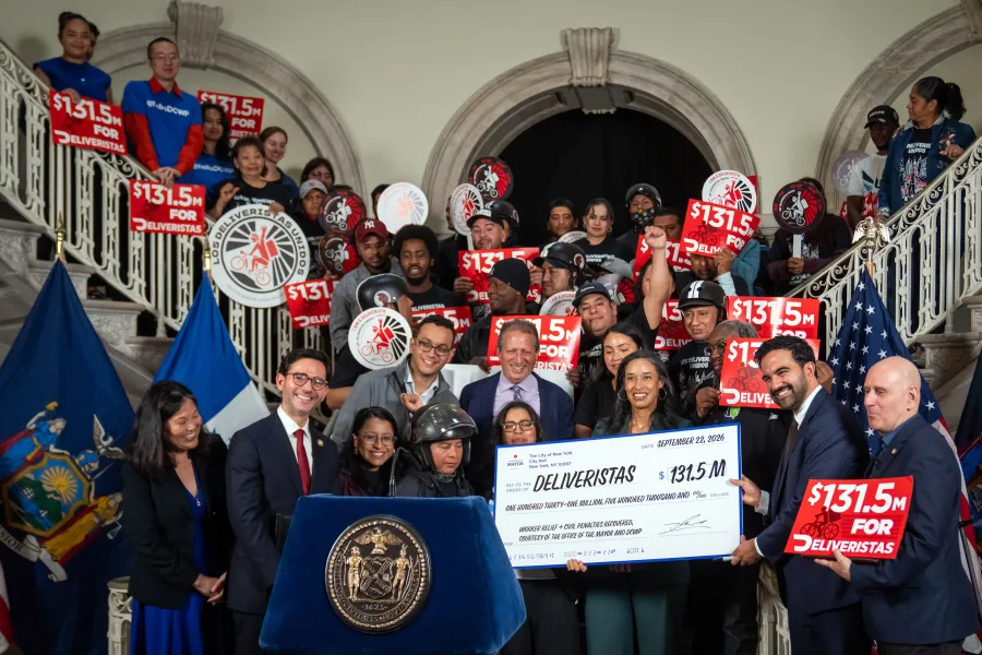 NYC Wins $131.5 Million From DoorDash for Delivery Workers