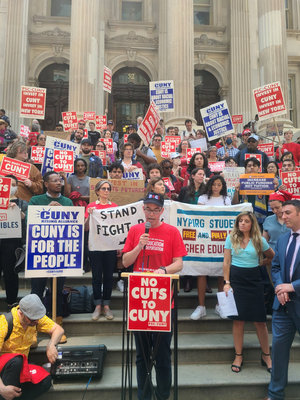 Elected Leaders Join Hundreds Of PSC-CUNY Members & Students Rallying ...